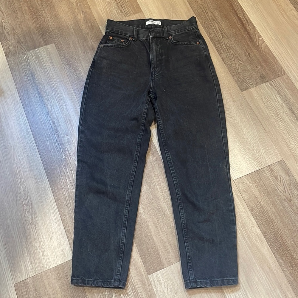 Pull & Bear black High rise jean size 4